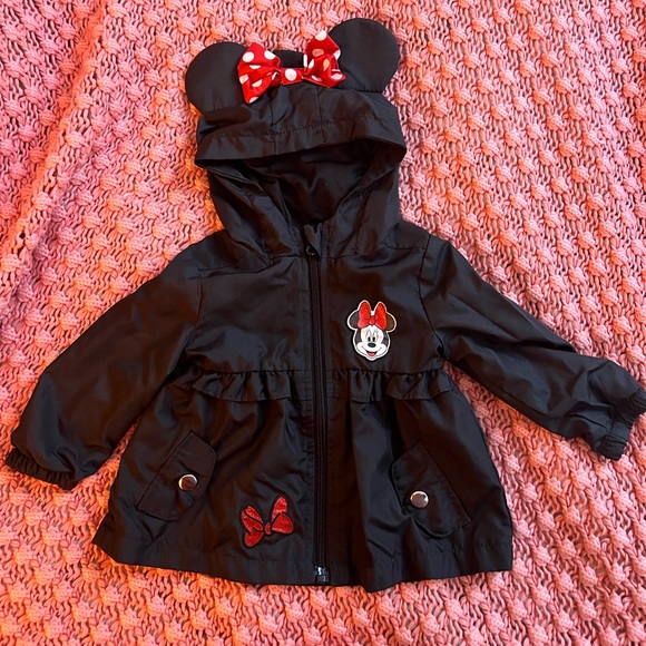 Disney Junior Minnie Mouse Raincoat Jacket - Picture 1 of 7